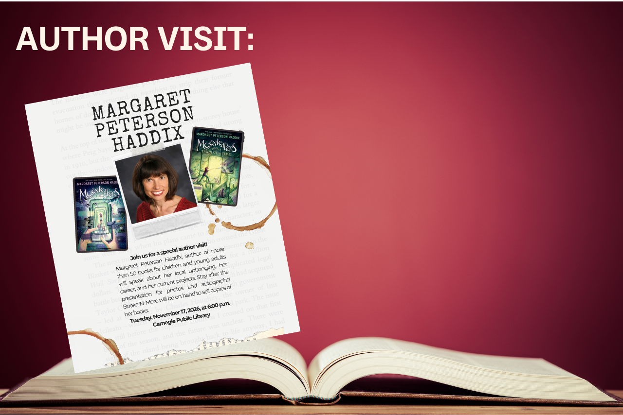 Author Visit Margaret Peterson Haddix