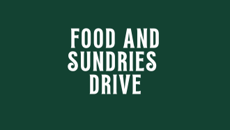 Food and Sundries Drive