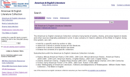 American & English Literature Screenshot