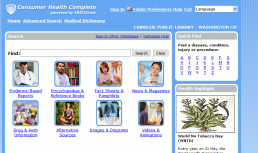 Consumer Health Complete Screenshot